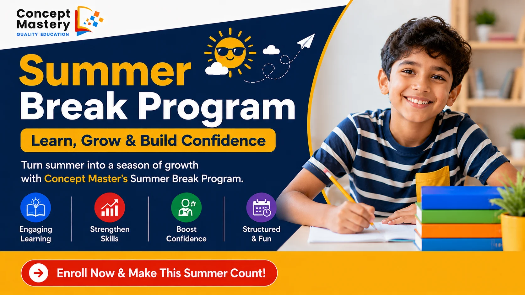 Book Break Program English Summer Break Program 2026 Improve Language Skills